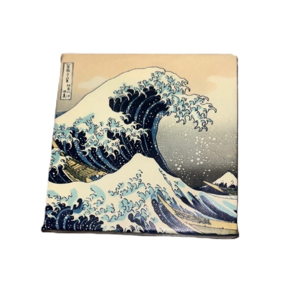 Mini Great Wave Off Kanagawa Small Canvas Art Print